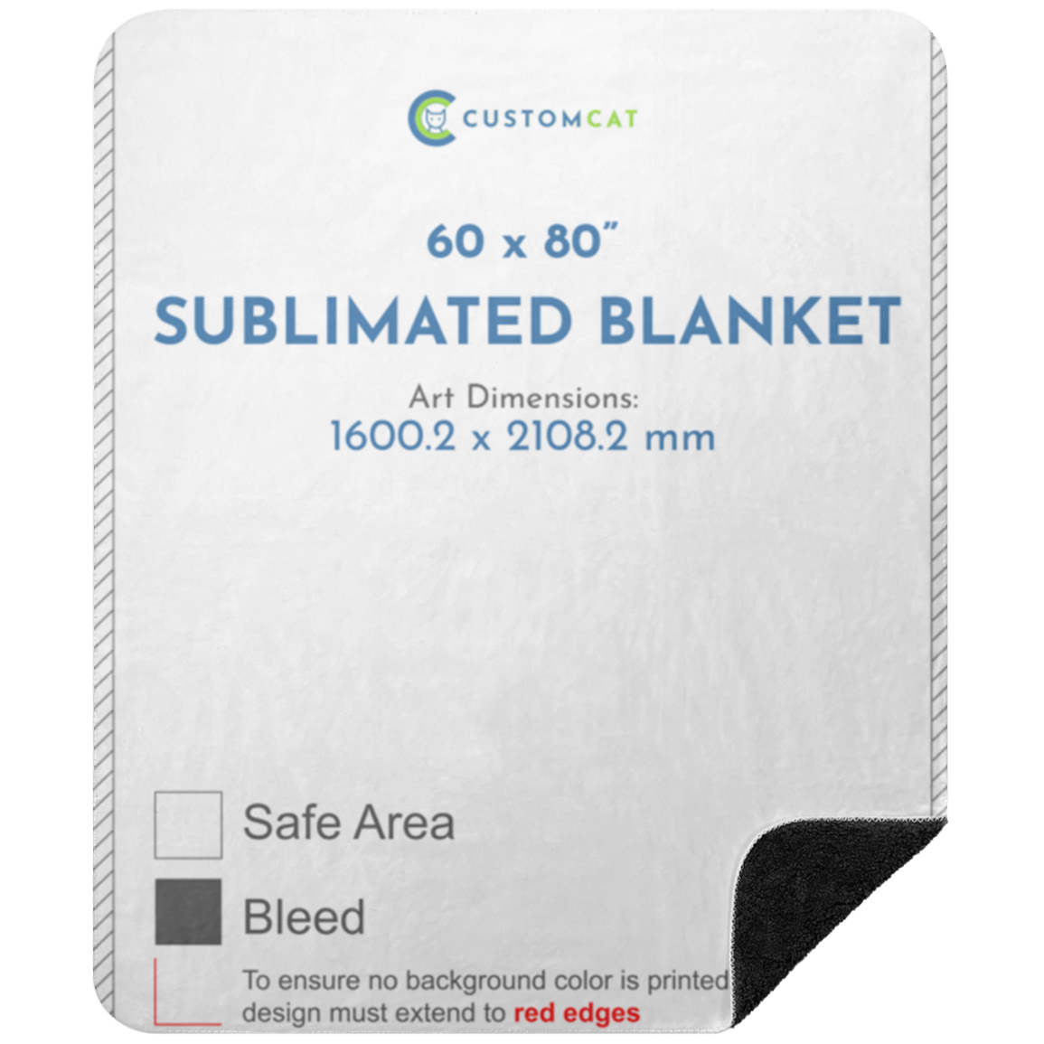 BSHM Premium Black Sherpa Blanket 50x60
