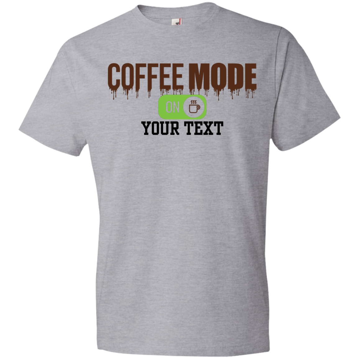 Coffe Mode ON 980 Anvil Lightweight T-Shirt 4.5 oz