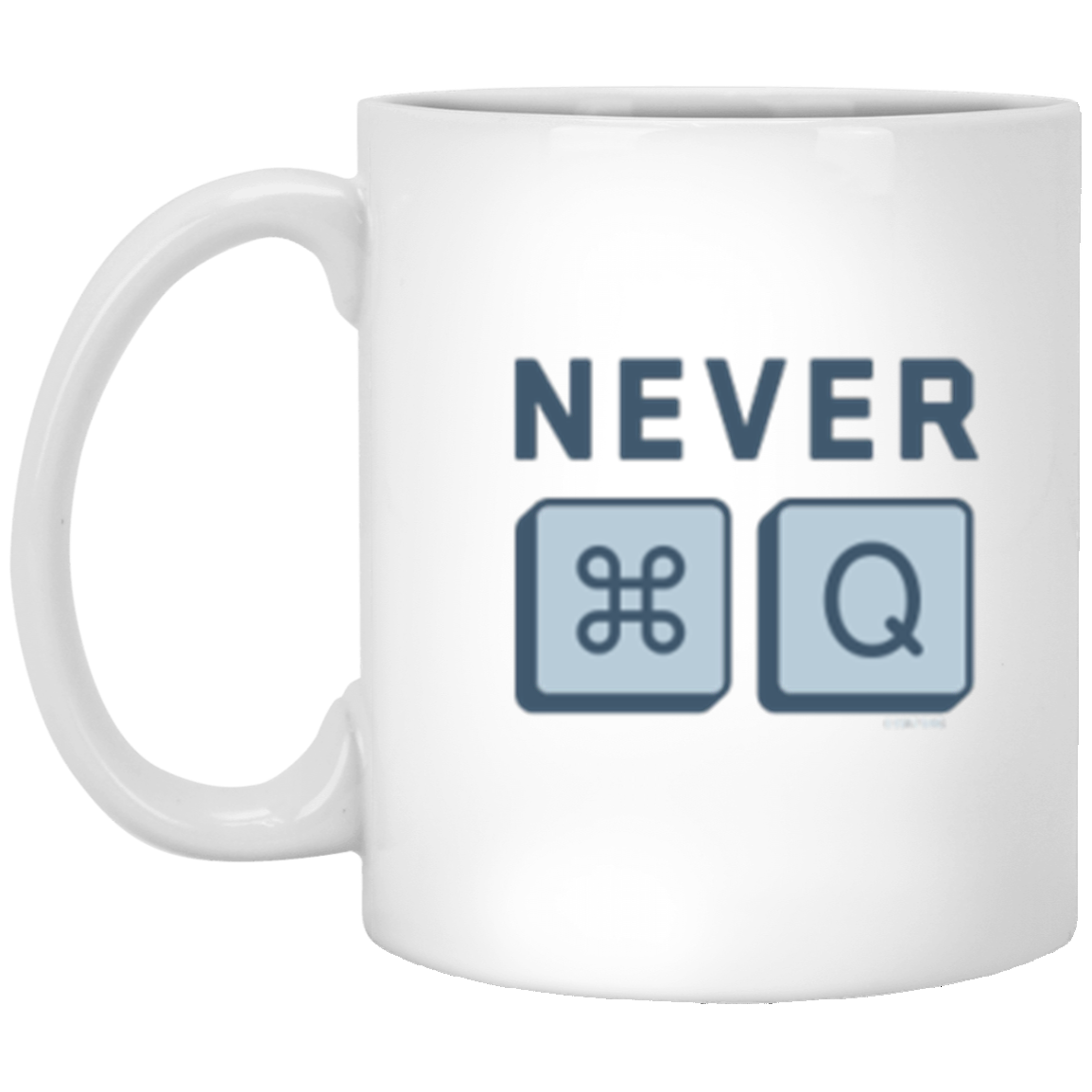 MAC_NEVER-QUIT_MUG XP8434 11 oz. White Mug