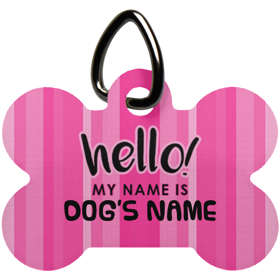 Personalized - My Name Is Dog Bone Pet Tag