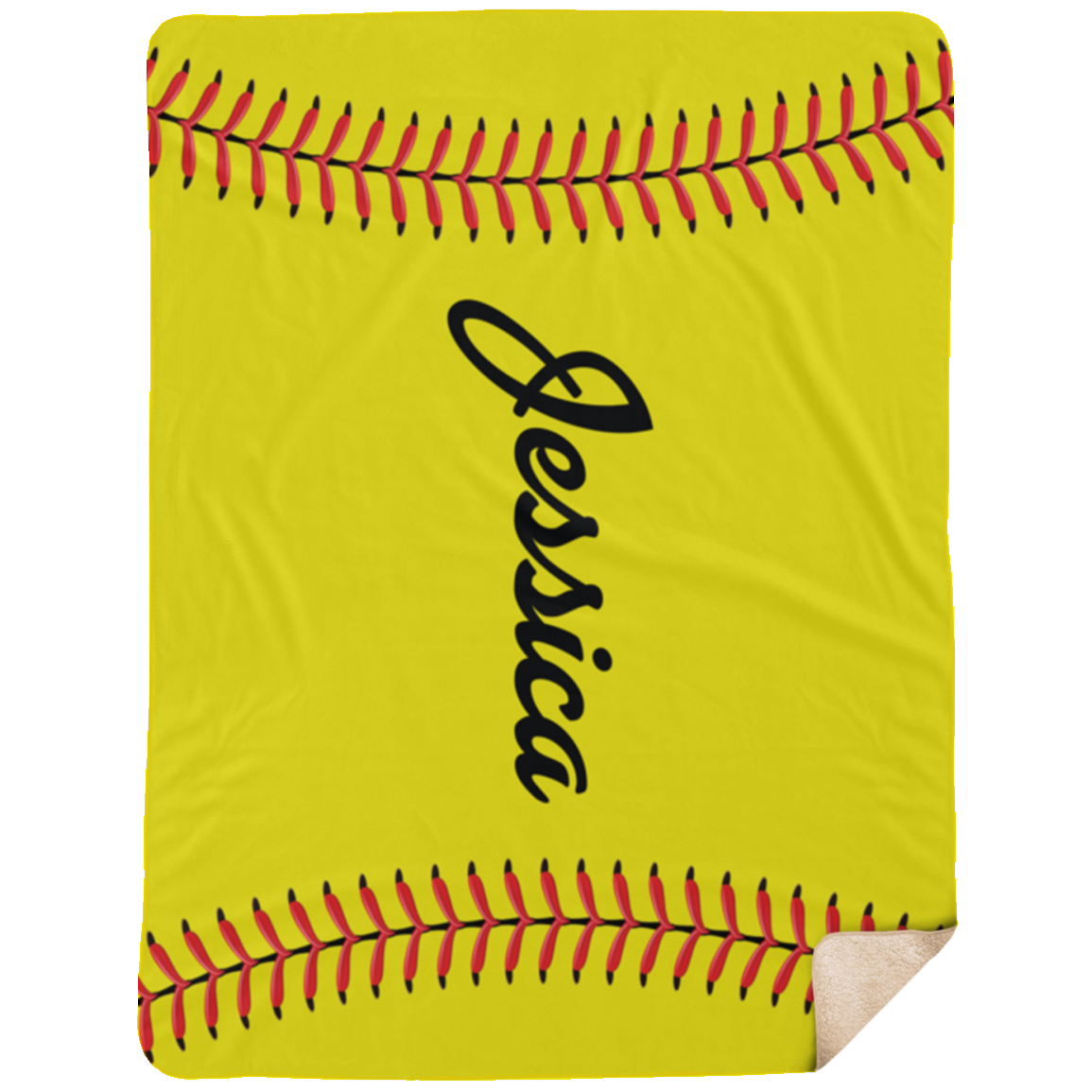 Baseball SHL Large Premium Sherpa Blanket