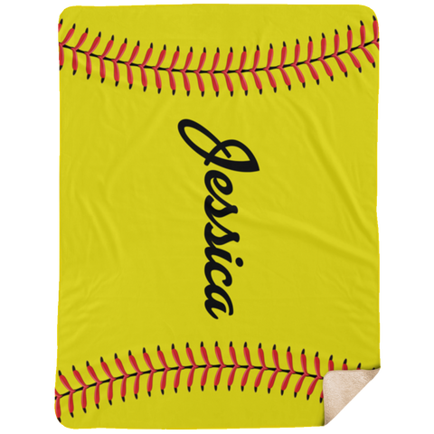 Baseball SHL Large Premium Sherpa Blanket