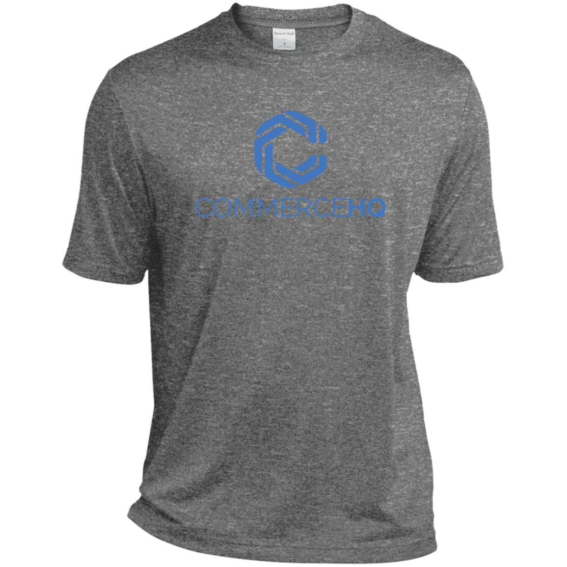chq logo blue ST360 Sport-Tek Heather Dri-Fit Moisture-Wicking T-Shirt